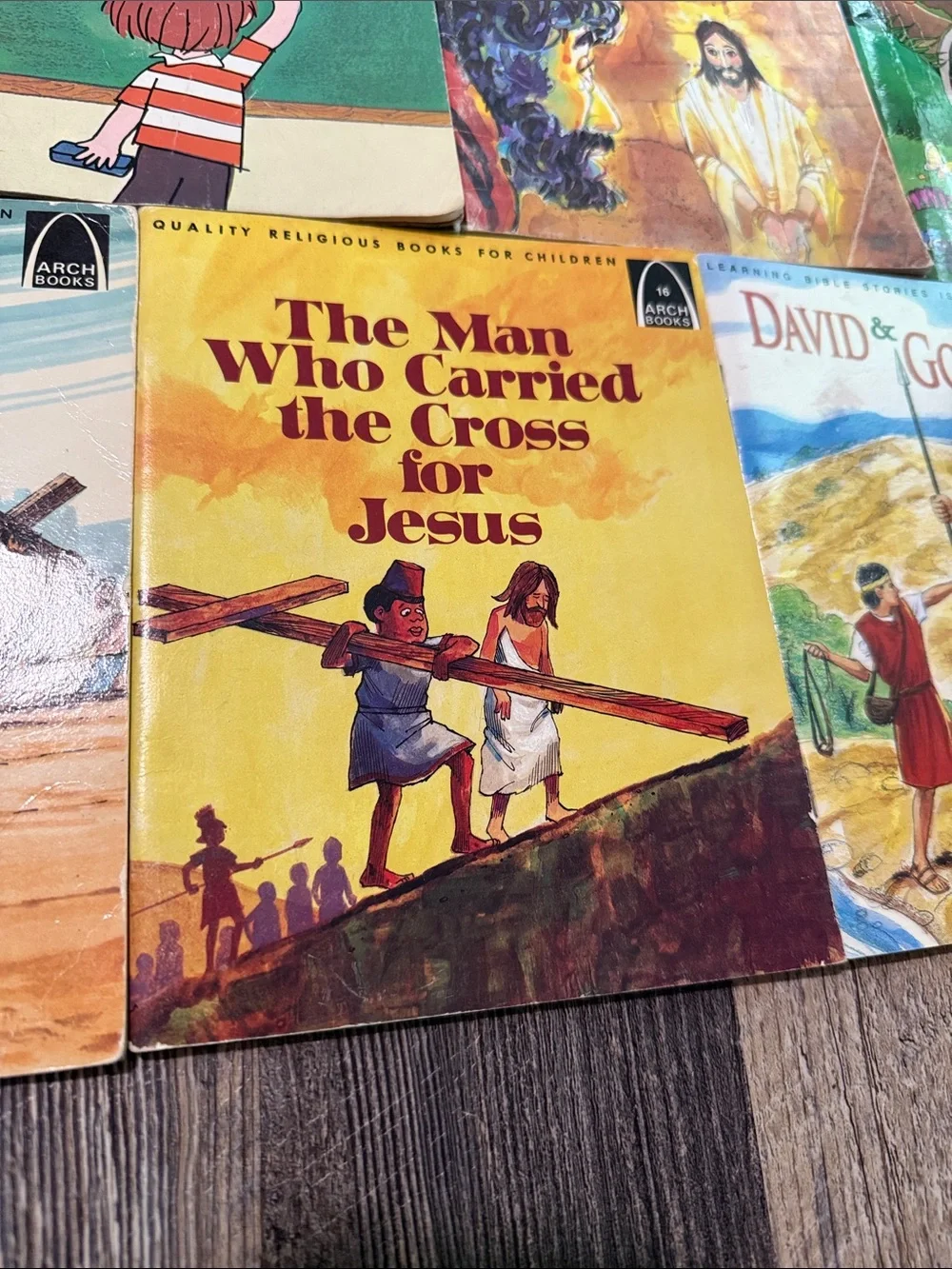 Lot of 15 ARCH Vintage Books Quality Religious Books for Children Bible Stories